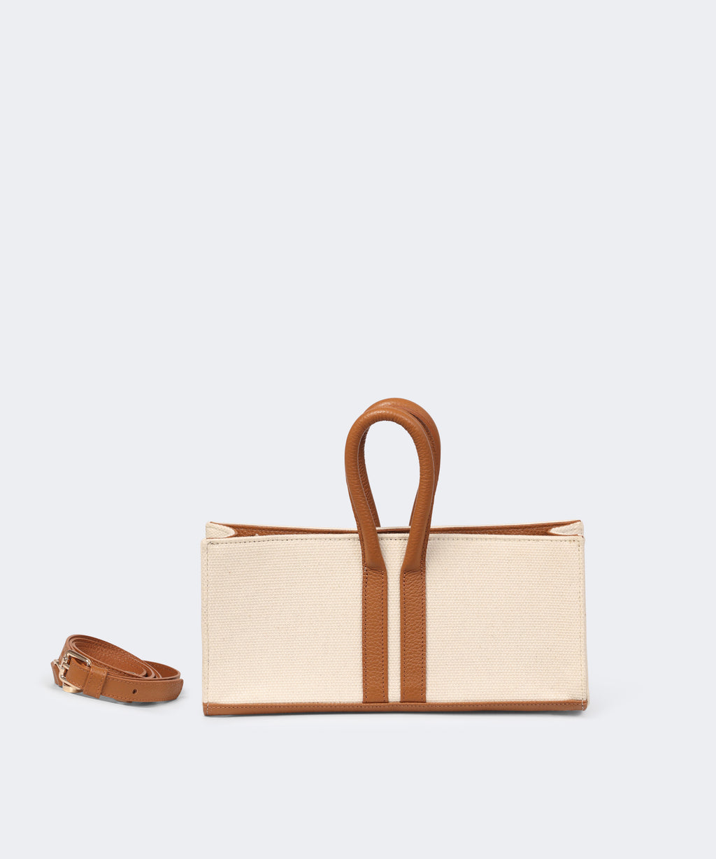Sally Small Canvas Tote, Caramel