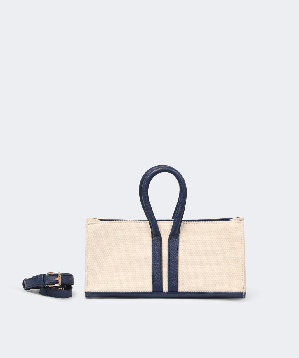 Sally Small Canvas Tote, Blue