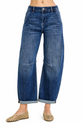 Heather - Dark Barrel Jean By Risen