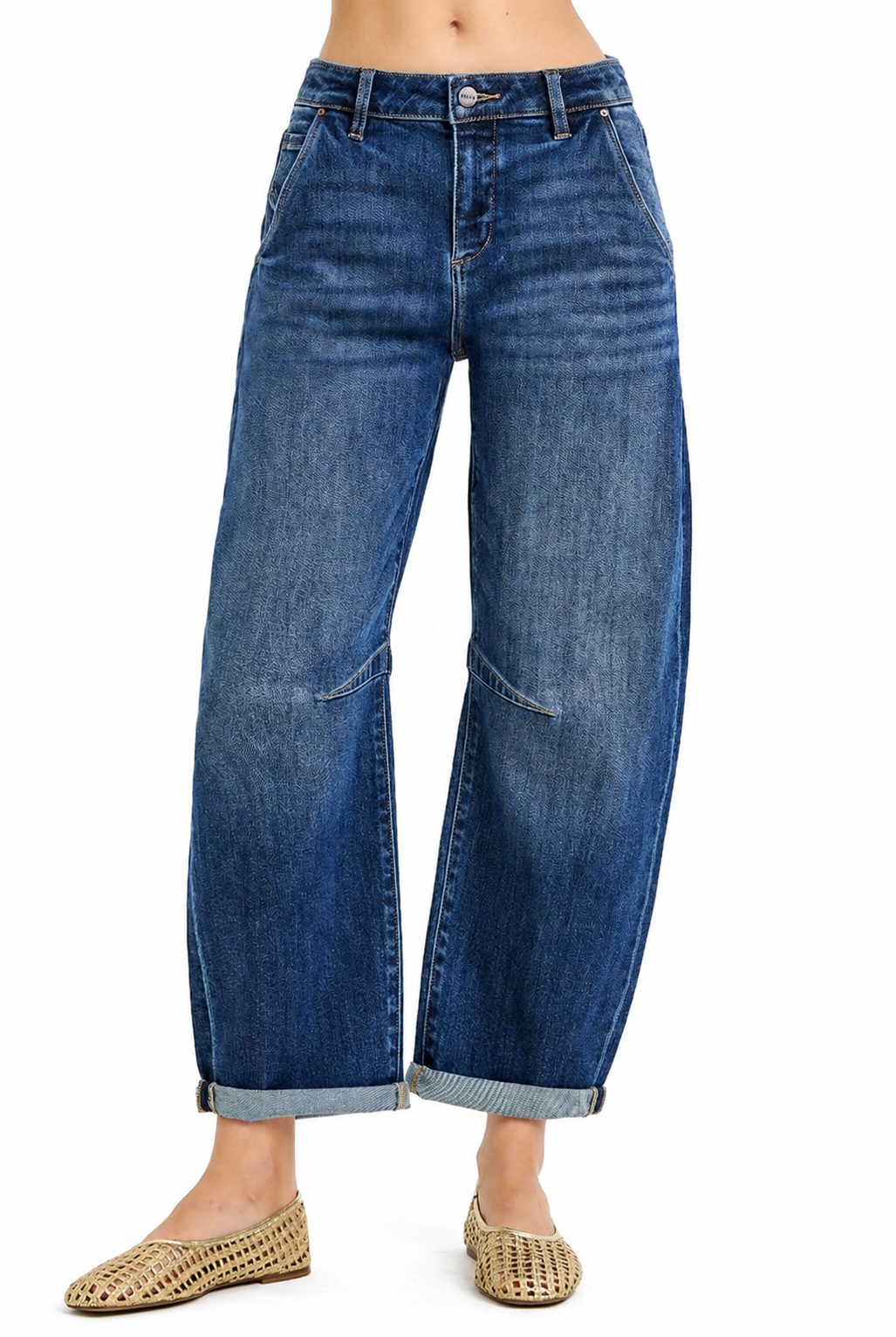 Heather - Dark Barrel Jean By Risen
