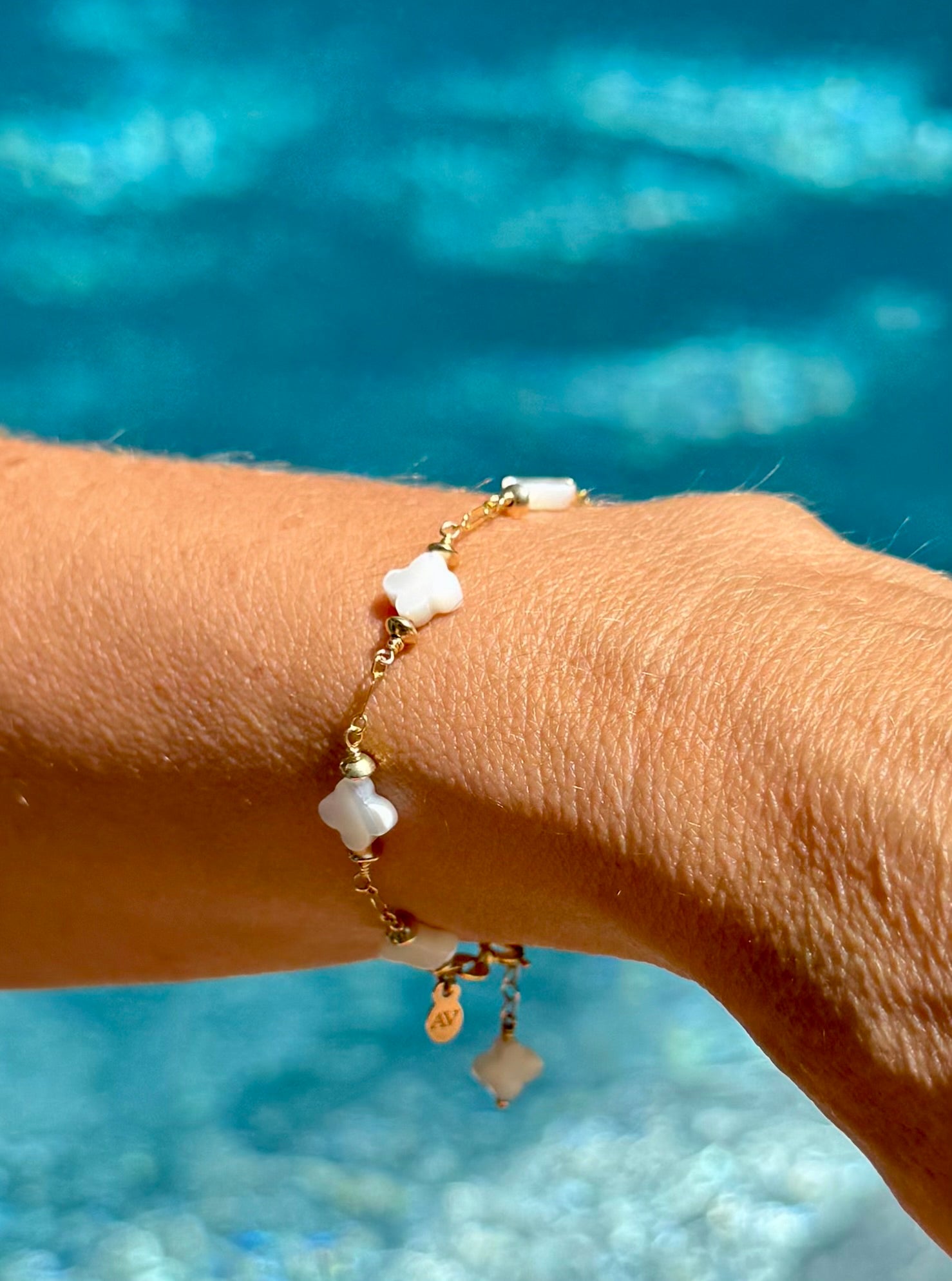 Coastal Clover Bracelet (small clover)
