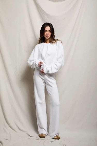 Ziggy Oversized Sweater, White