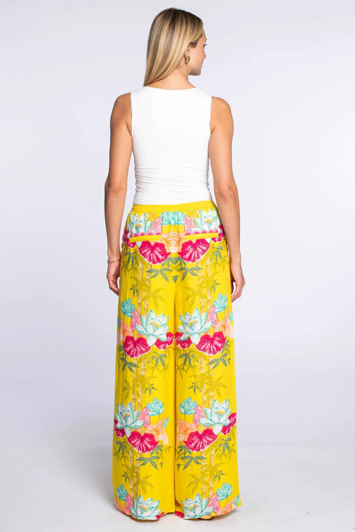 Presley Pant in Tropical Bamboo