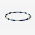 Endless Summer 14k Gold Filled & Blues Beaded Bracelet