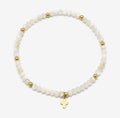 Luxe Cross Bracelet In Winter White