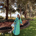 Helen Chambray Dress Green