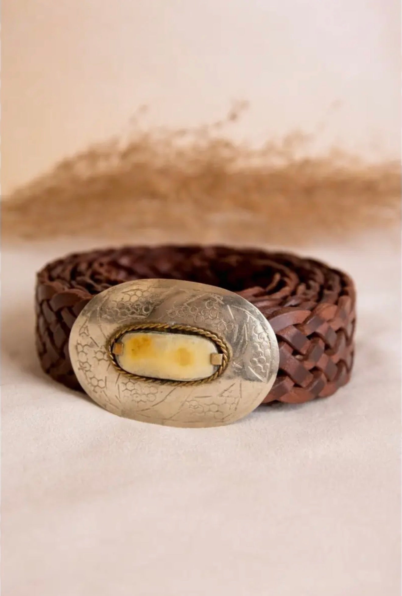 Mercurio Narrow Brown Leather Belt