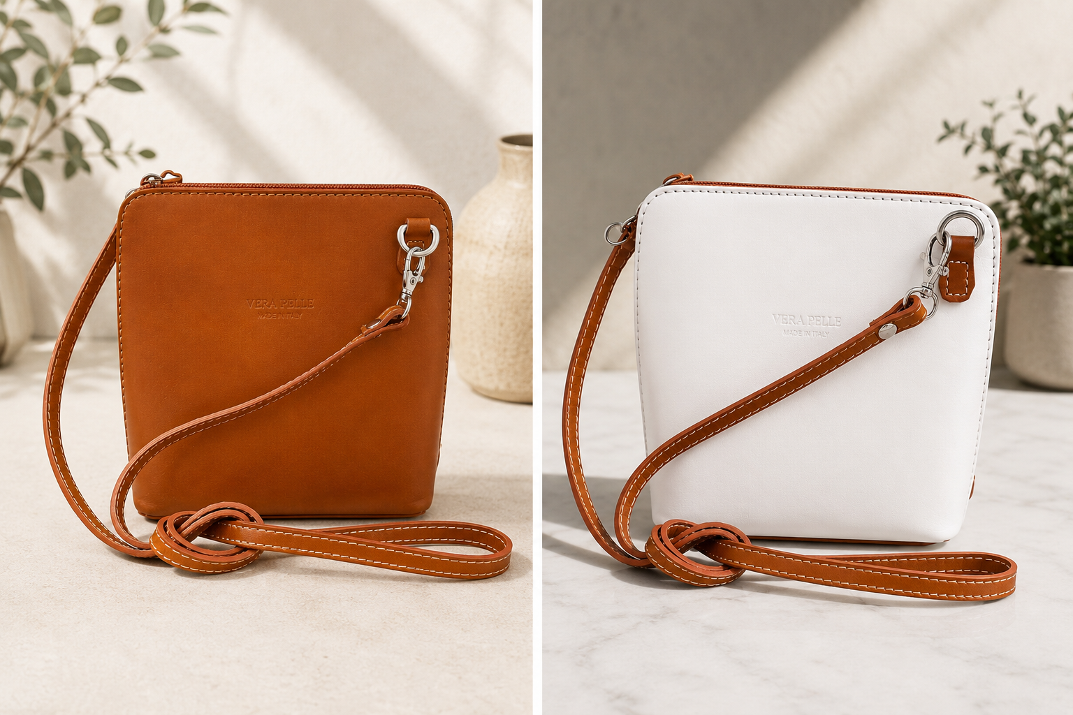 Italian Leather Crossbody Bag