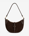 Chelsea Suede Shoulder bag in Brown