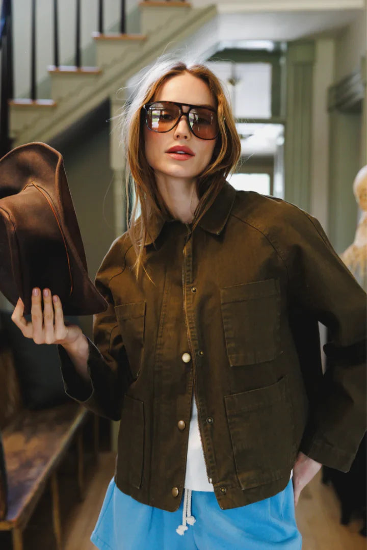 Raine Cotton Canvas Jacket