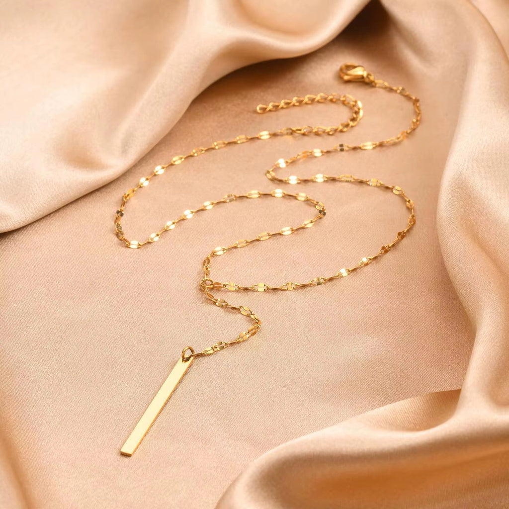 Georgina Drop Bar Necklace