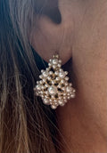 Pearl Web Earrings by Phillip Allen Hefner Design