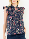 Christy flutter Sleeve Top