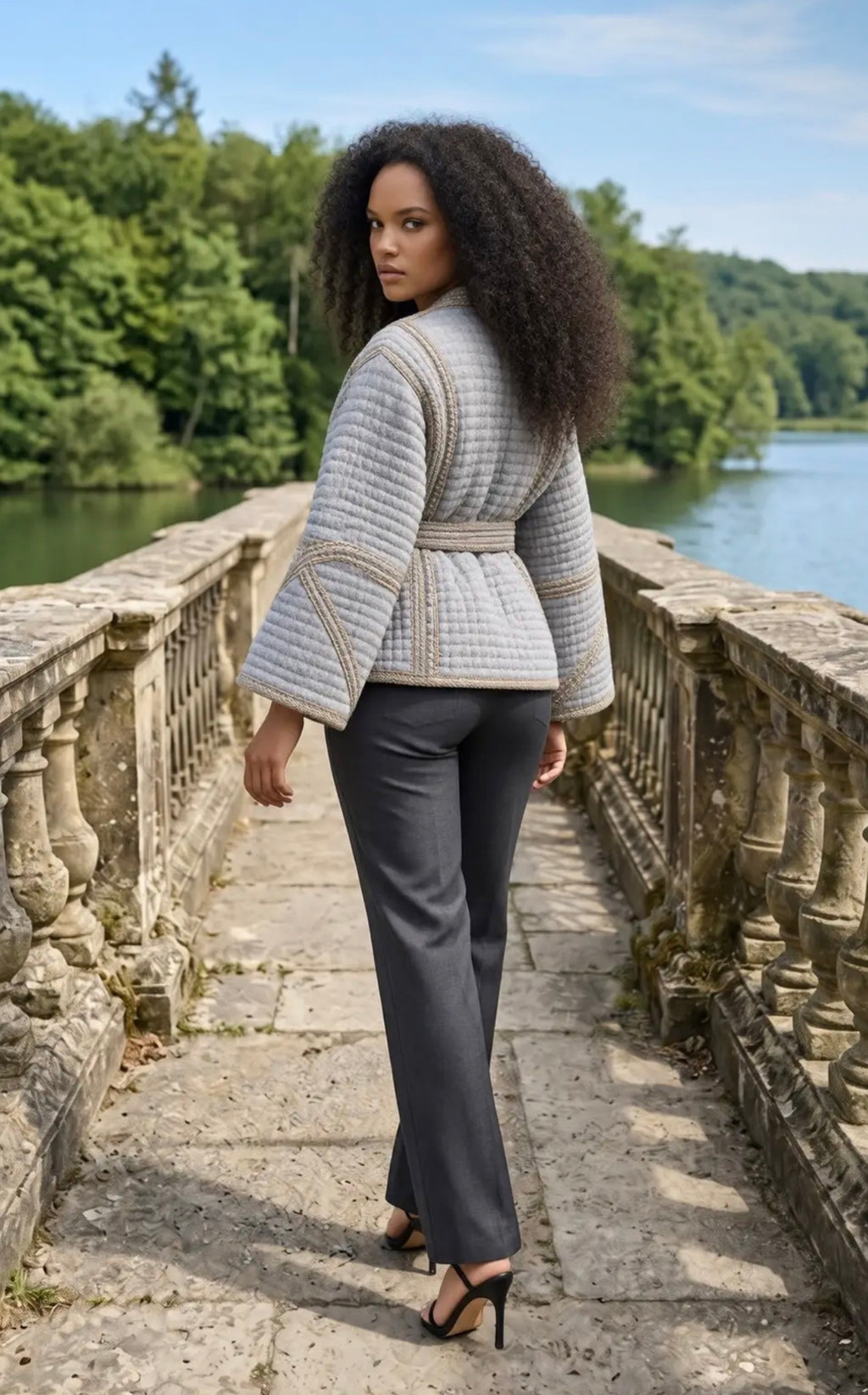 Valerie Cotton Wrap Jacket