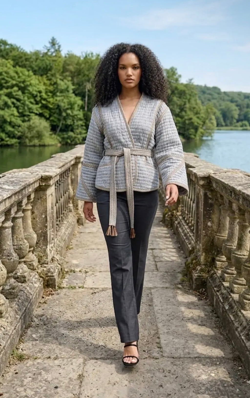 Valerie Cotton Wrap Jacket