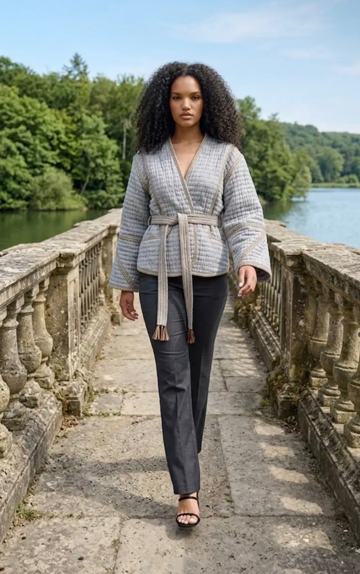 Valerie Cotton Wrap Jacket