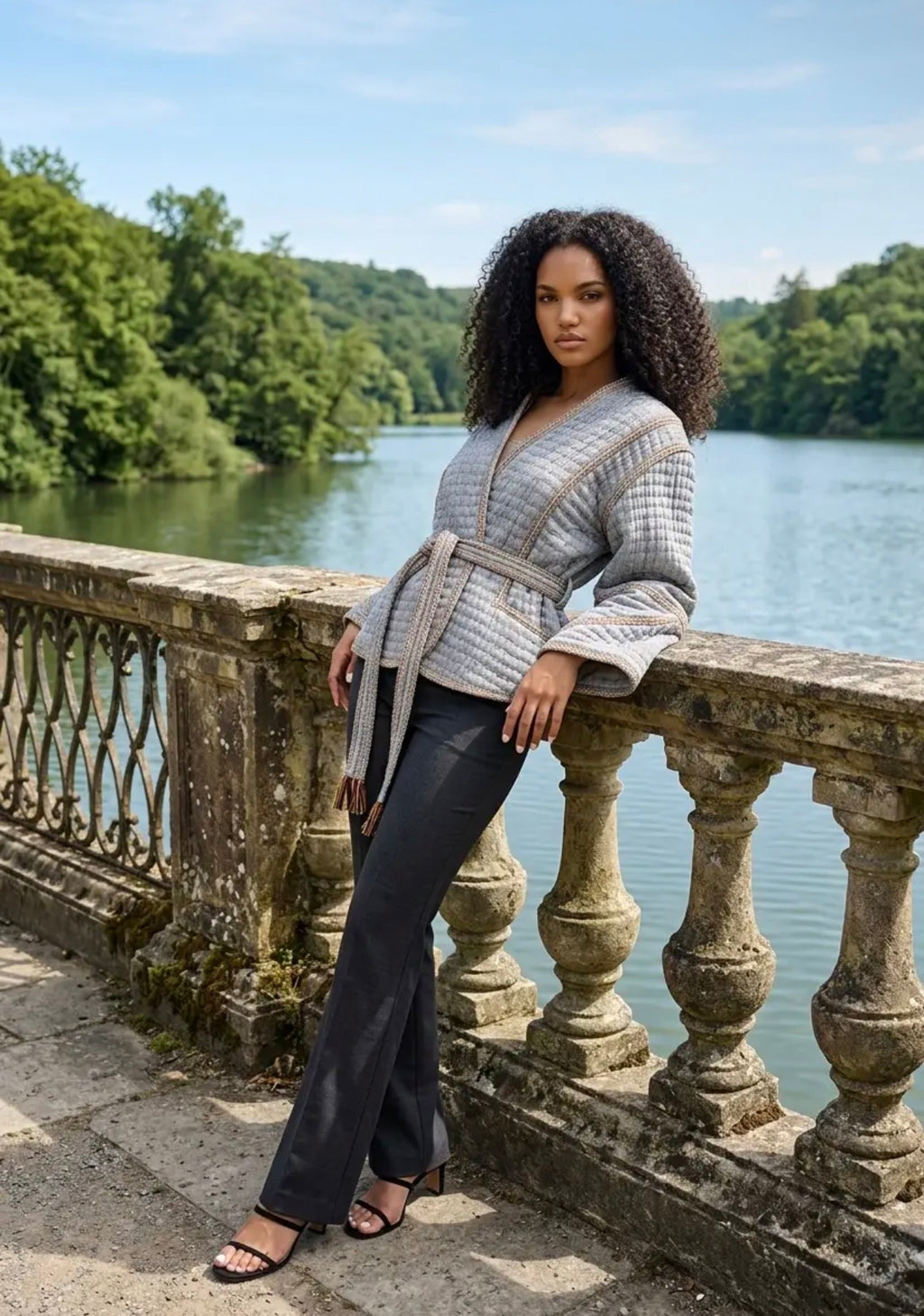 Valerie Cotton Wrap Jacket