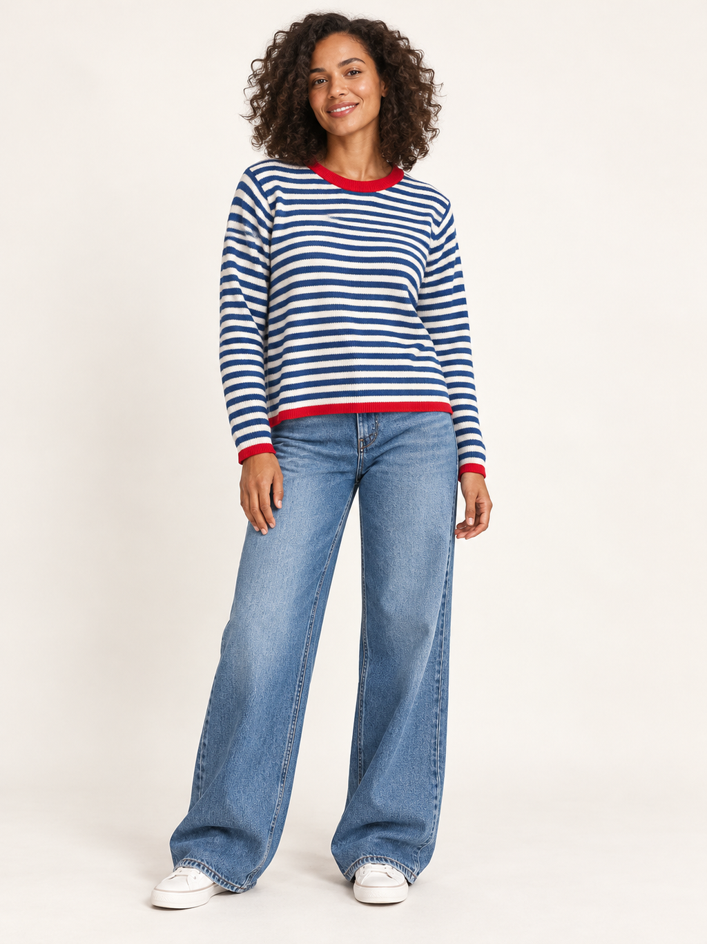 Lipstick Cashmere Sweater by Rose & Crown