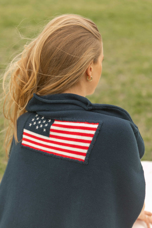 American Flag Sweater