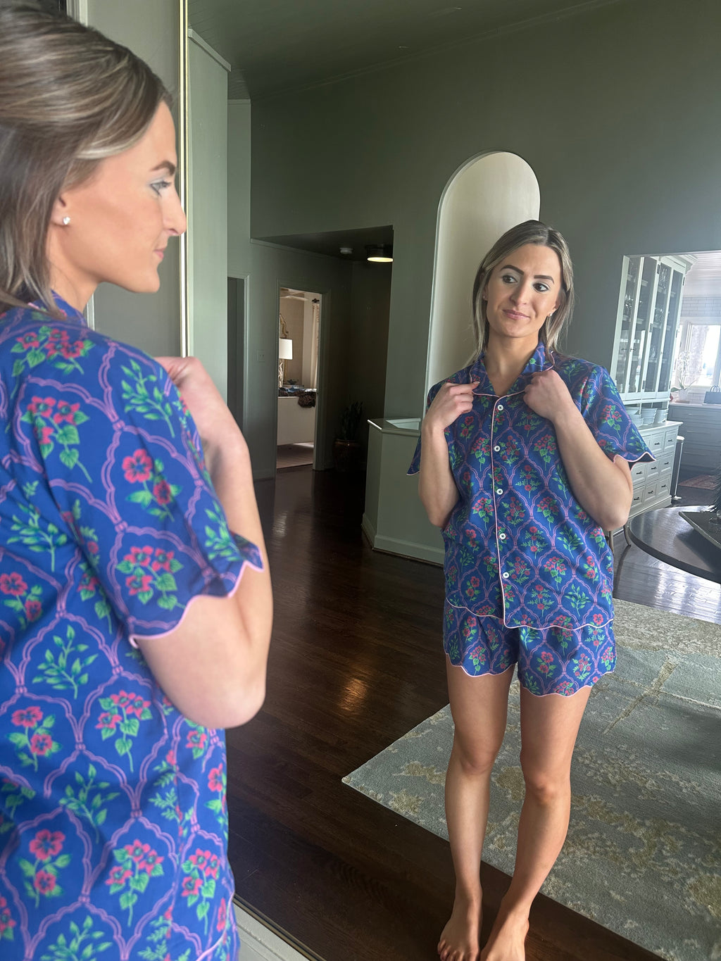 Midnight Short Sleeve Pajamas