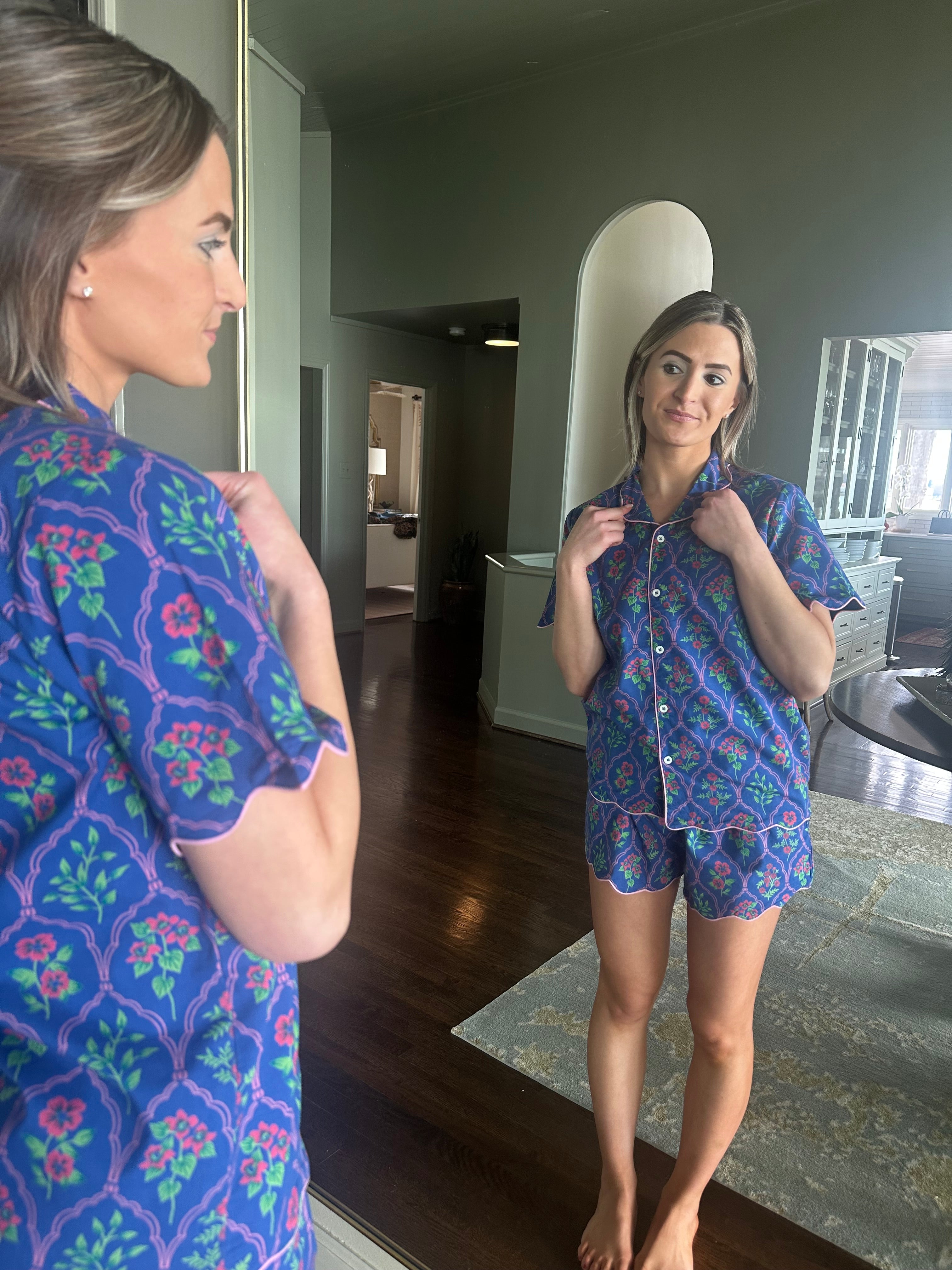 Midnight Short Sleeve Pajamas