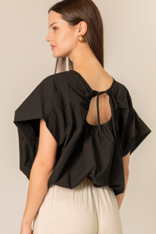 Breezy Poplin Top