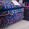 Midnight Luxe Ruffle Cosmetic Bag Set