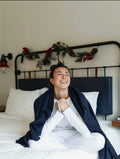 Pima Cotton Pajama Set - White