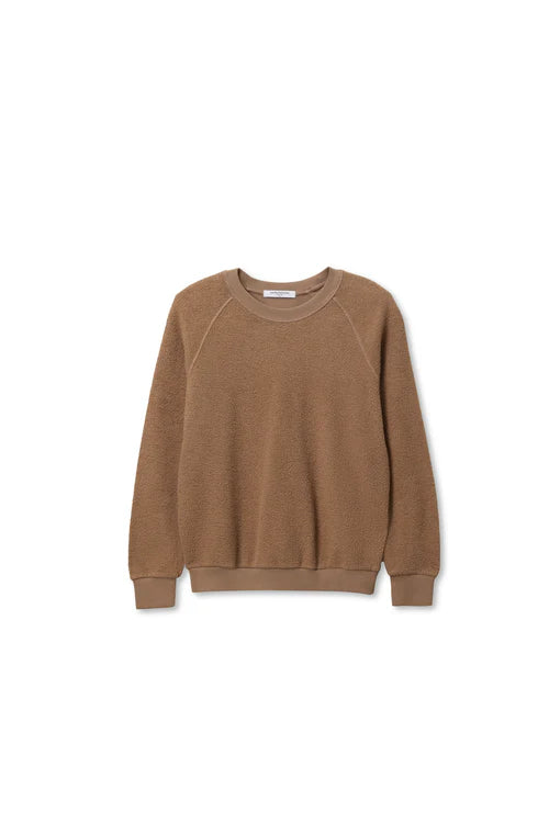 Ziggy Crew Neck Sweatshirt in Mocha