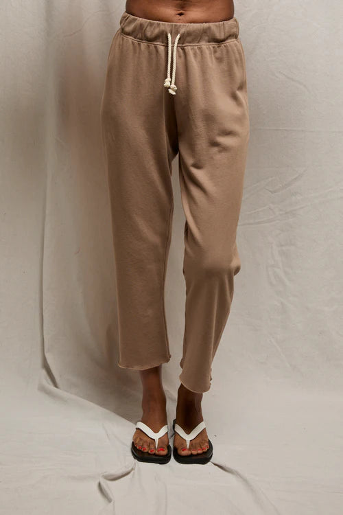 Jamaica, Beach Fleece Pant in Mocha