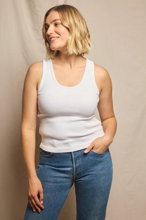 Debbie Tank Top in White