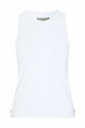 V-Neck Tank Top in White