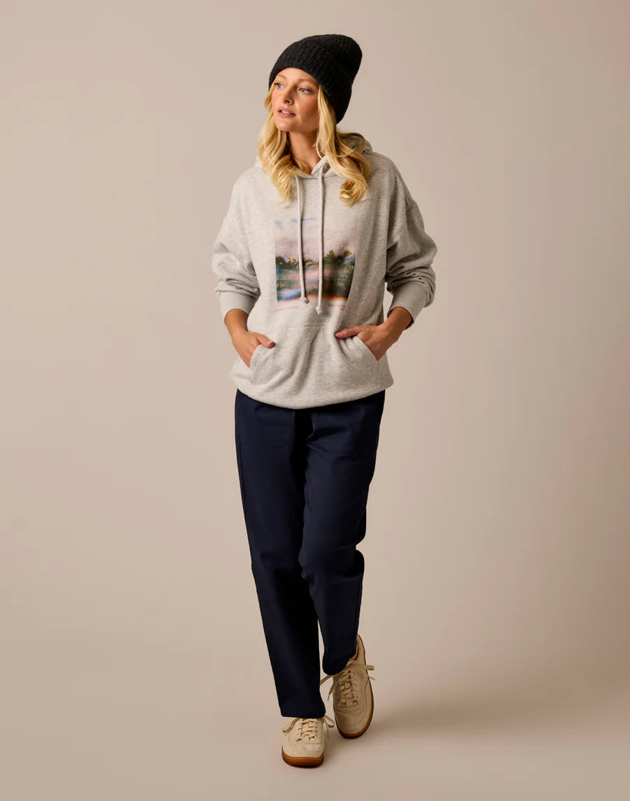 Zoe Twill Pant - Dark sapphire