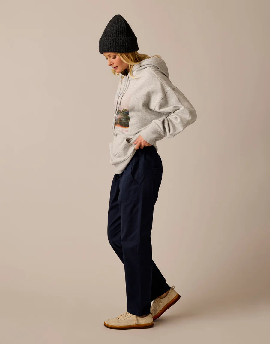 Zoe Twill Pant - Dark sapphire