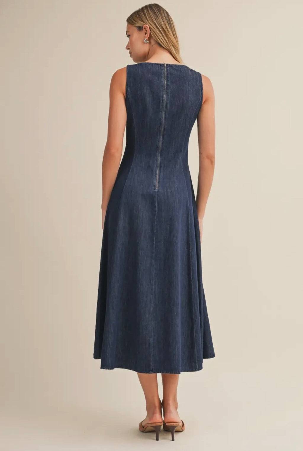 Denim Midi Dress