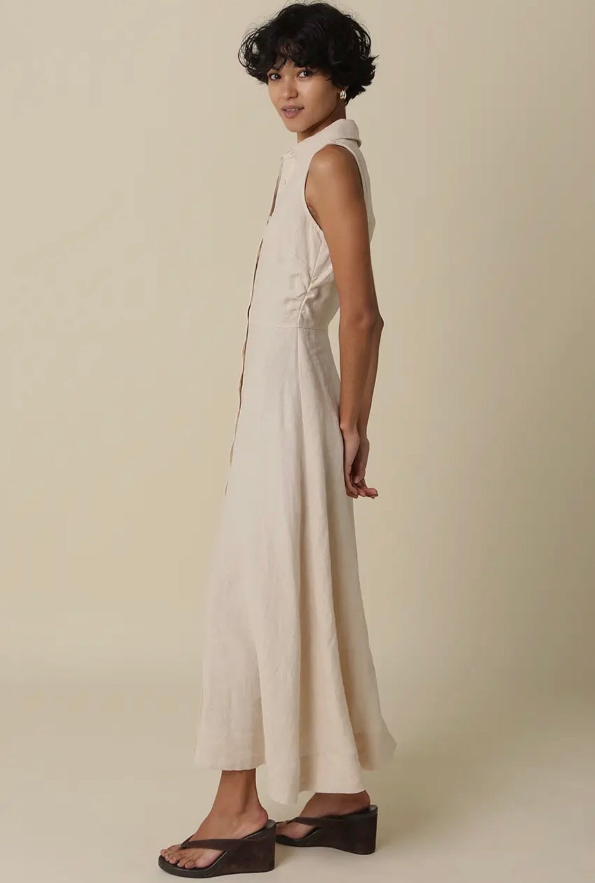 Aimme Linen Maxi Dress