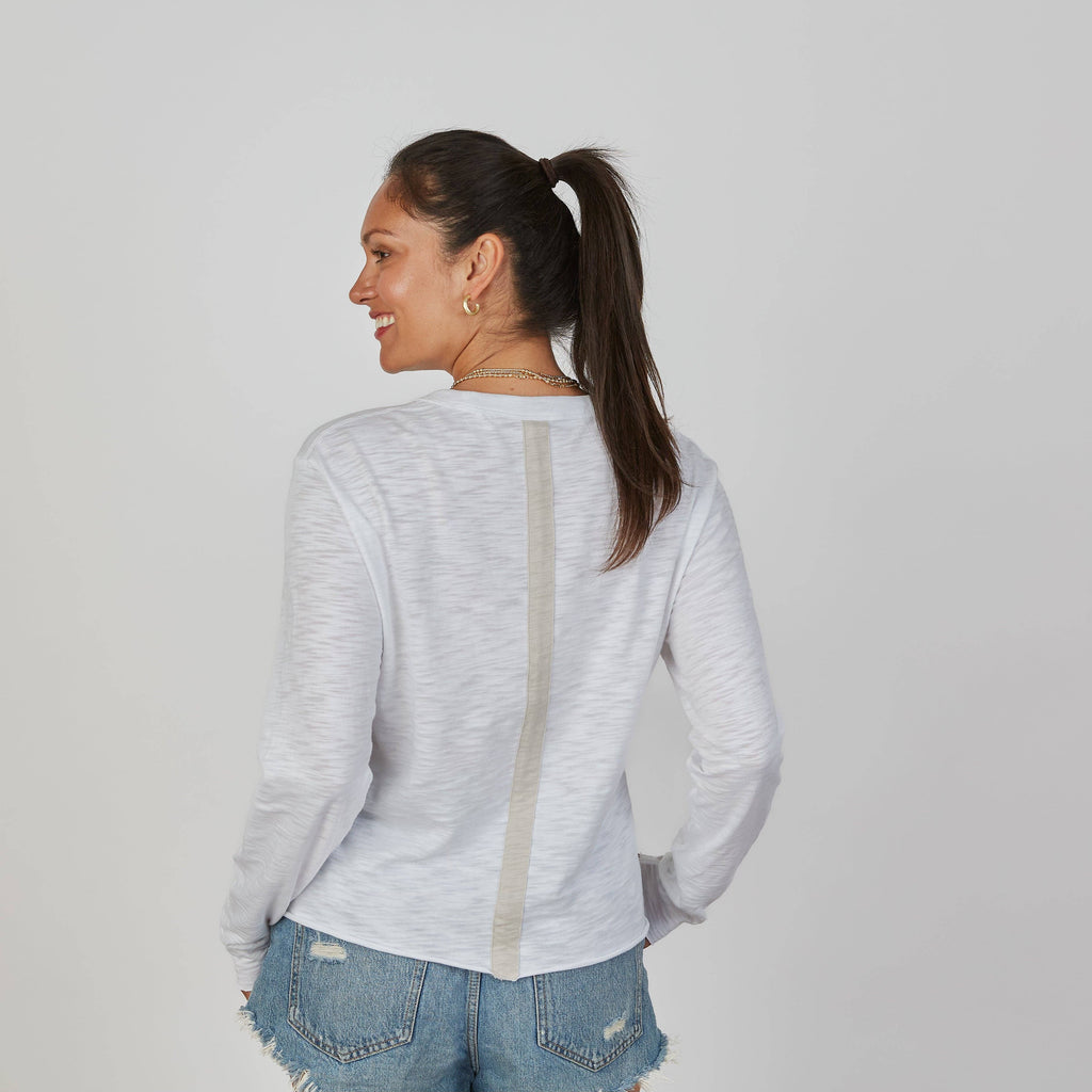 Oyster Stripe Crew