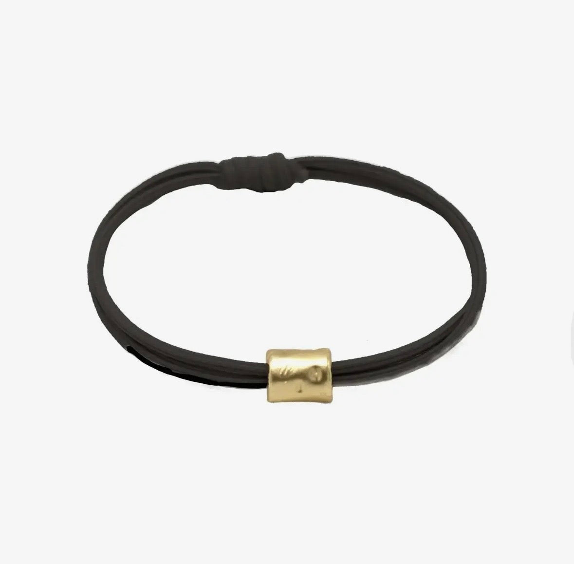 Allure Hair Tie in Black (set of two)