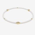 White and Gold Game Day Bracelet