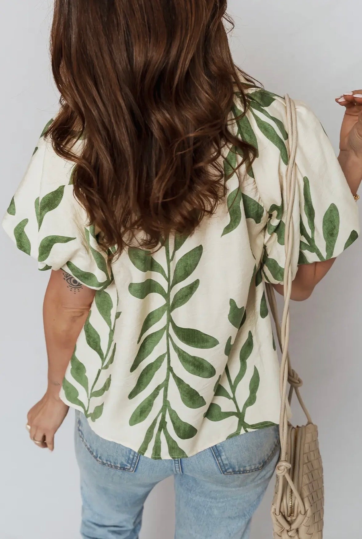 Leaf Print Shirt