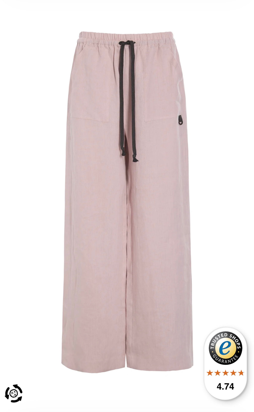 Pink Hemp Pants