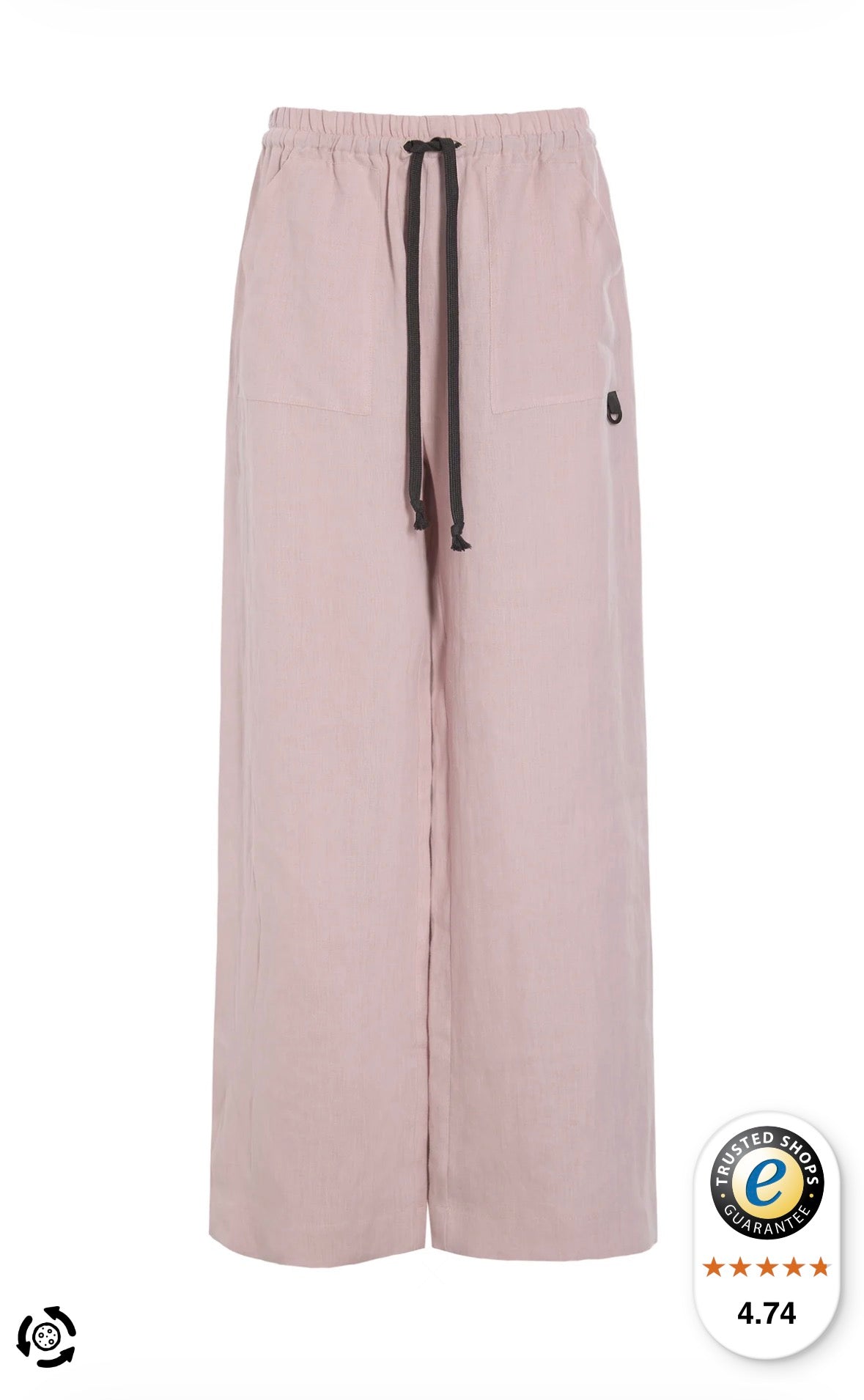 Pink Hemp Pants