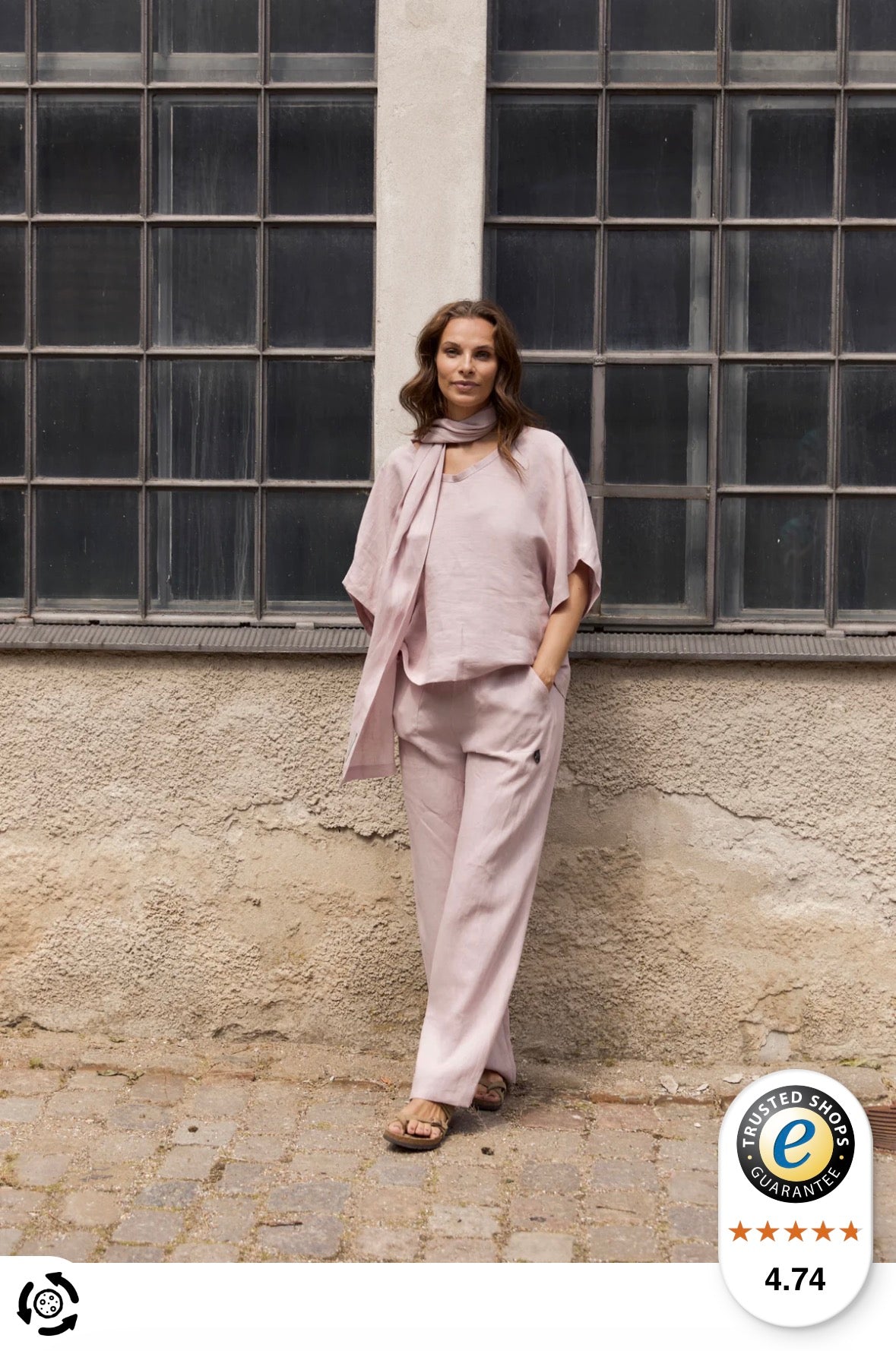 Pink Hemp Pants