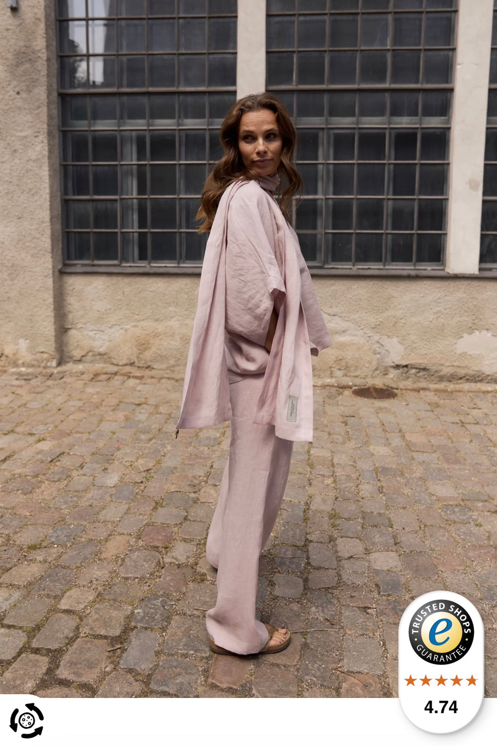 Pink Hemp Pants