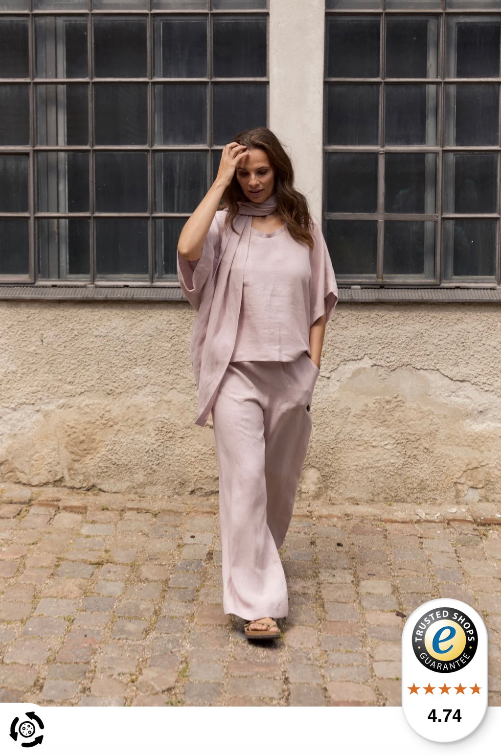 Pink Hemp Pants
