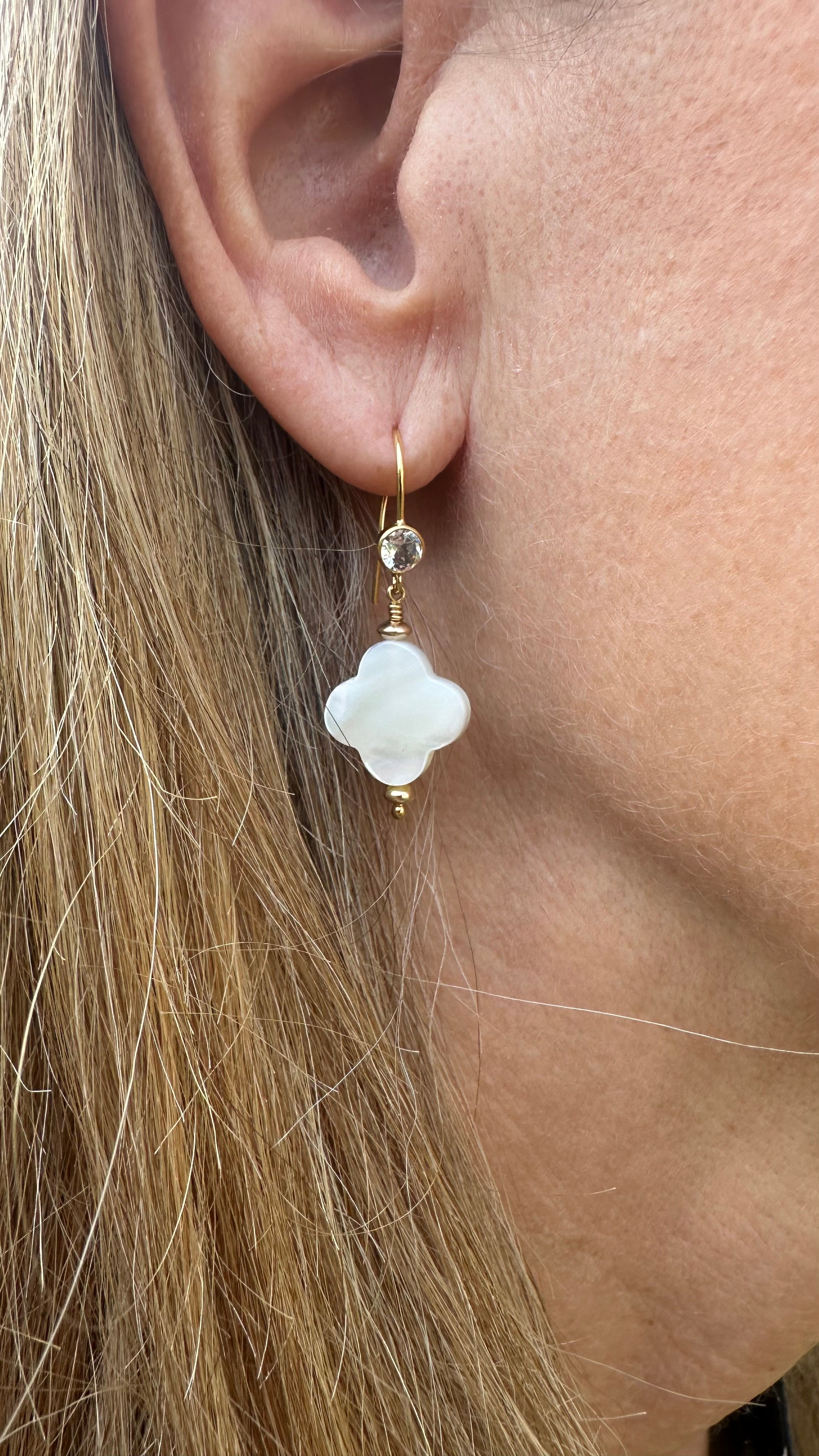 Coastal Clover Earrings
