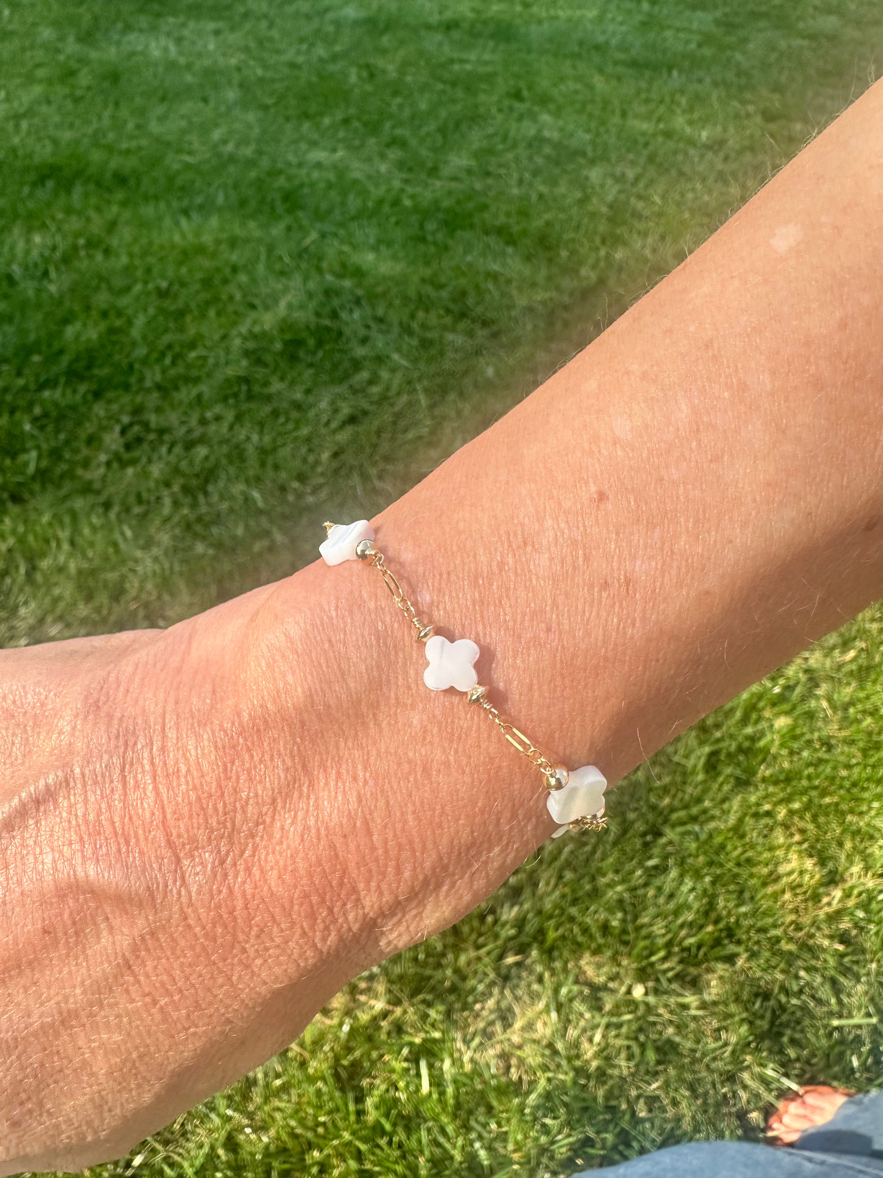 Coastal Clover Bracelet (small clover)