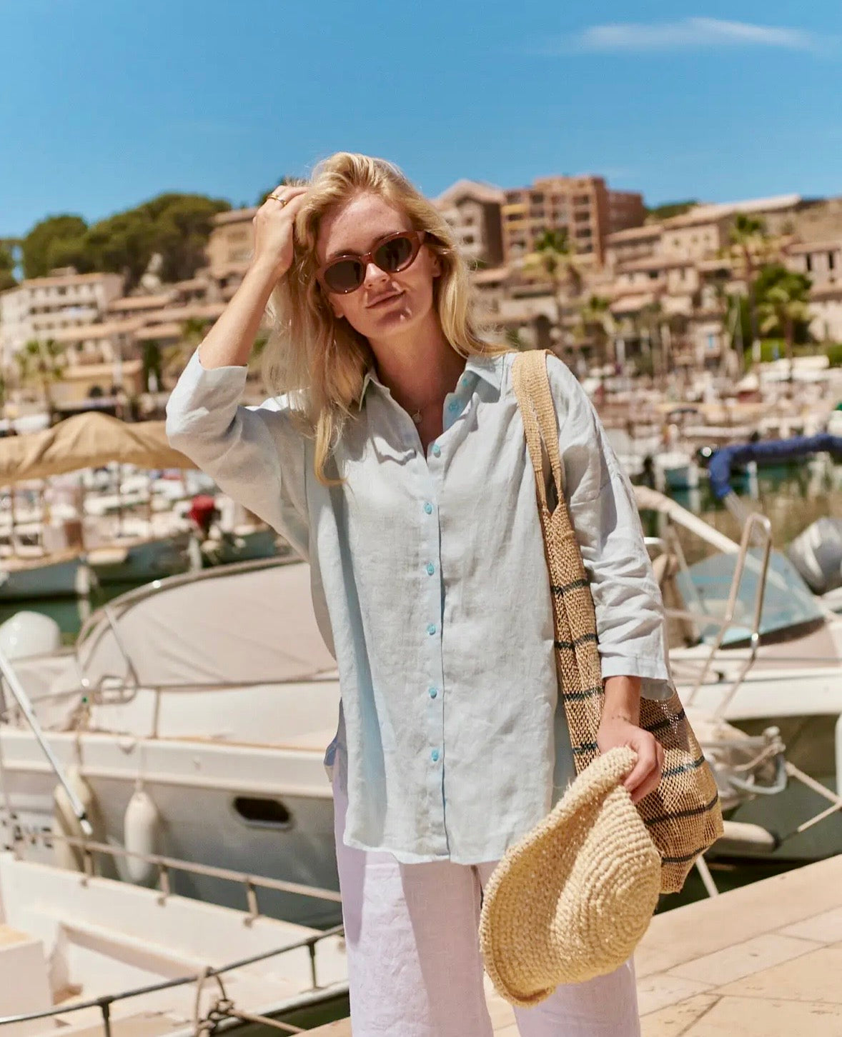 Cathy Linen Blouse