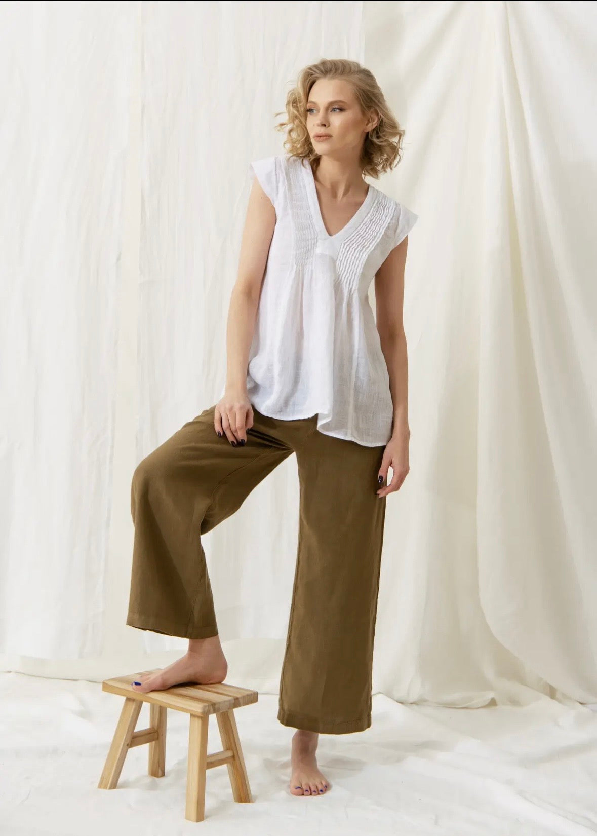 Isla Linen Top