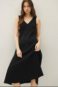 Double V-Neck Dress